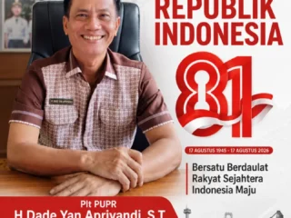 Iklan Ucapan Hut Ri Ke 81, Plt Dinas Pupr Kabupaten Lebak