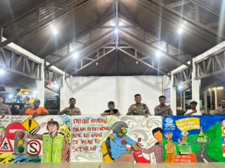 Ditlantas Polda Pbd Dekatkan Polri Dengan Generasi Muda Lewat Lomba Mural