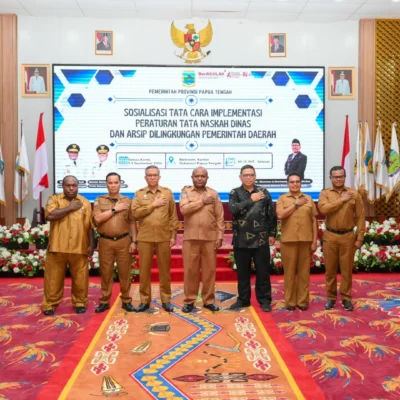 Bangun Pemerintahan Profesional, Pemprov Papua Tengah Seragamkan Tata Naskah Dinas Dan Kearsipan