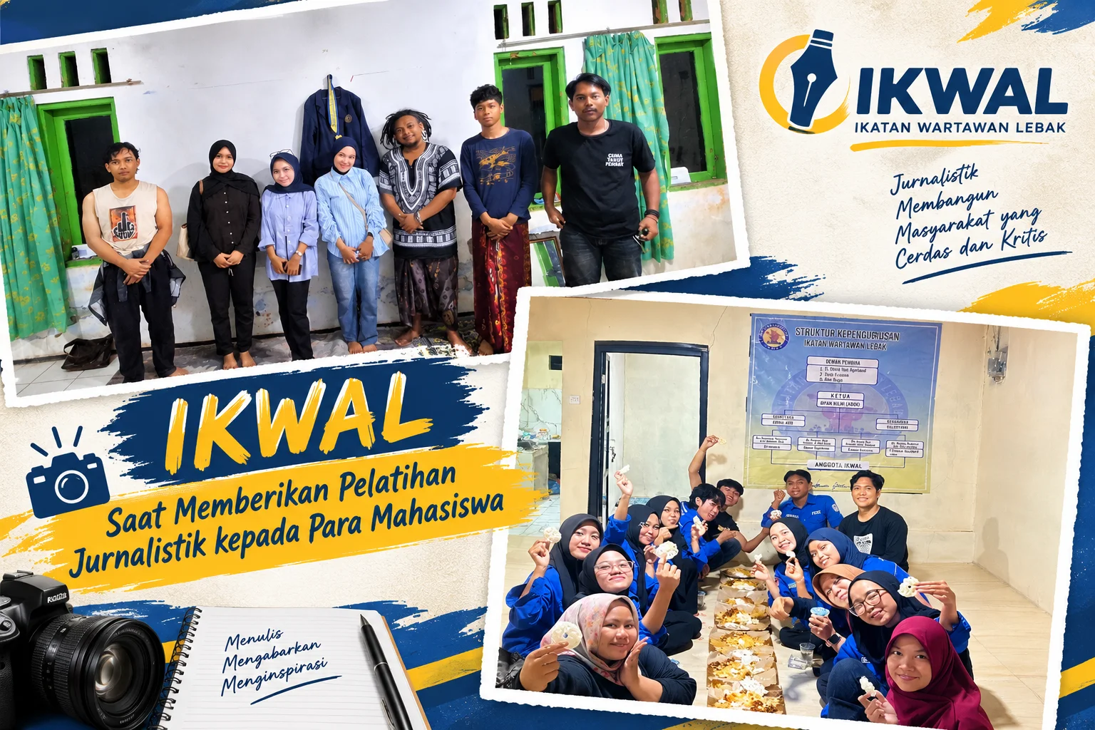 Ikwal Bekali Mahasiswa Stkip Syekh Manshur Dan Stisip Banten Raya Dengan Pelatihan Jurnalistik