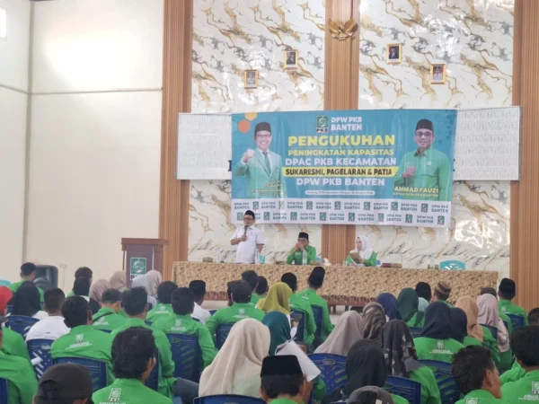 Pengukuhan Dpac Pkb Se-Pandeglang, Mahrus Shalah : Jangan Hanya Hadir Saat Pemilu, Pkb Harus Selalu Ada Untuk Masyarakat