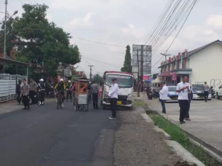 Pemeriksaan Kendaraan Di Jalan Raya Sukekerta, Tekan Angka Ktmdu
