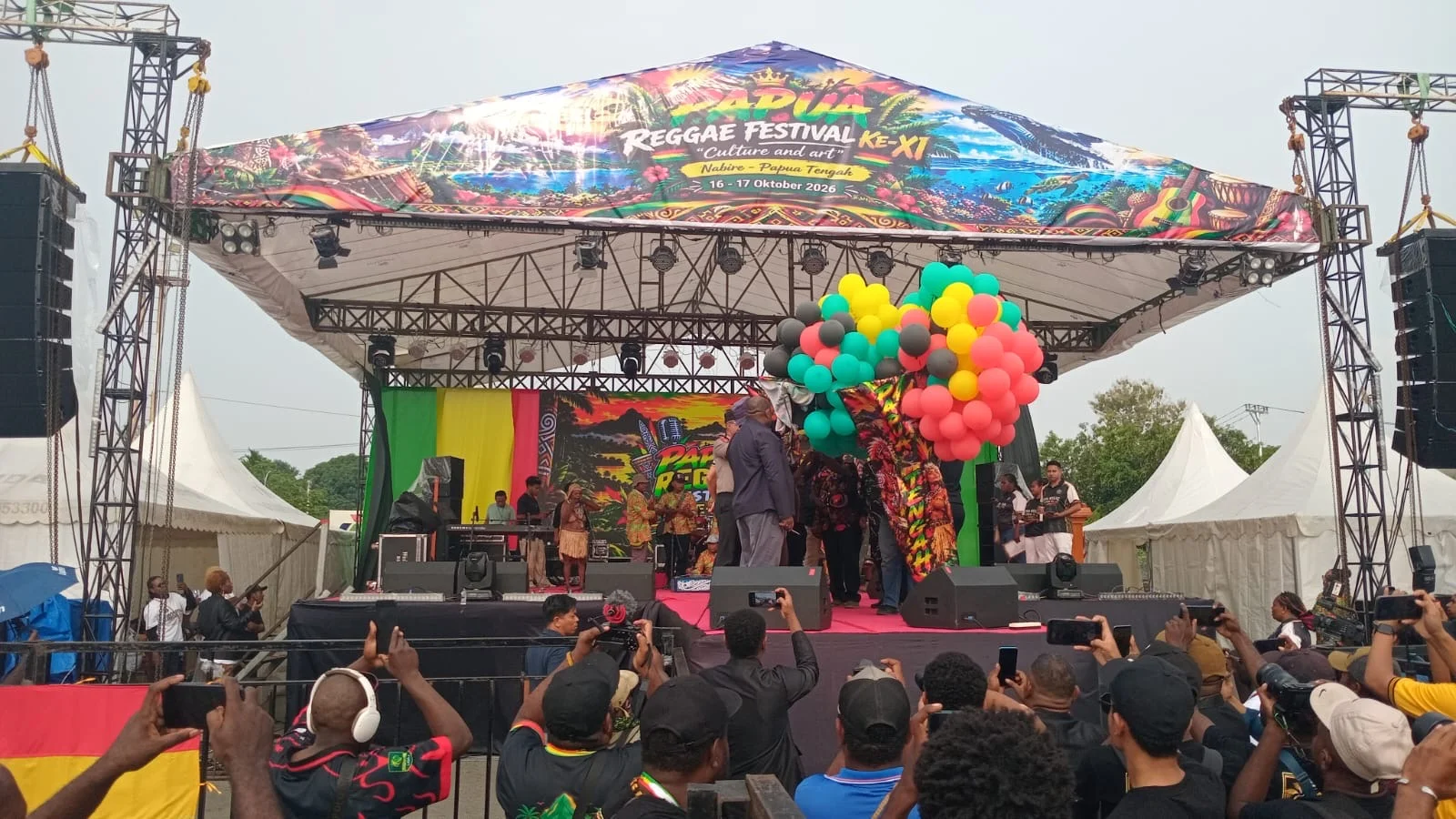 Meki Nawipa Apresiasi Papua Reggae Festival Xi, Papua Tengah Siap Jadi Rumah Besar Musisi Papua