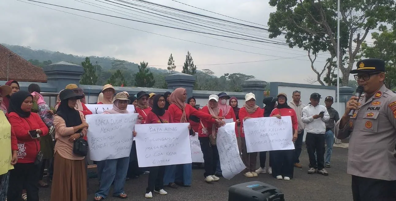 Dugaan Limbah Warga Ciloa Sukahaji Lakukan Audiensi Minta Air Jernih Kembali