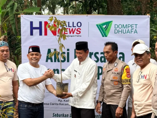 Peduli Warga Dan Lingkungan, Hallonews Gelar Tiga Aksi Sosial Di Pandeglang