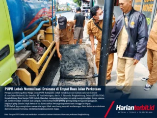 Pupr Lebak Normalisasi Drainase Di Empat Ruas Jalan Perkotaan